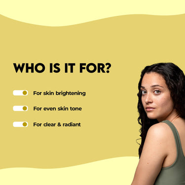 Jovees Herbal 5% Glycolic Acid Brightening Serum With 5% Niacinamide Yuzu Lemon & Hyaluronic Acid | Improves Skin Texture & Uneven Skin | For All Skin Types | 30 ml